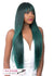 Casio Bang Wig Full Cap Extra Long Straight Wig with Fringe It's A Wig UK Dark Teal